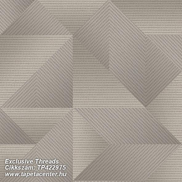 3d hatású,egyszínű,geometriai mintás,barna,bézs-drapp,lemosható,vlies tapéta 